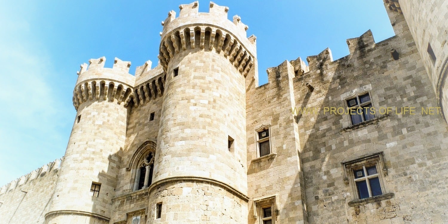 • The castle of Rhodes •