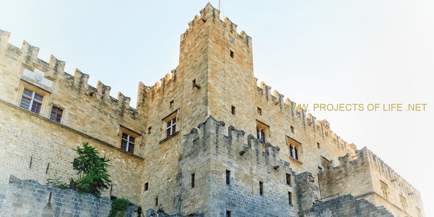 • The castle of Rhodes •